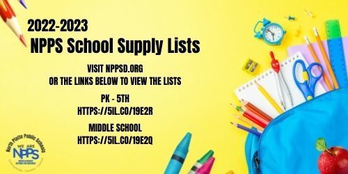 School supplies List 2022-2023