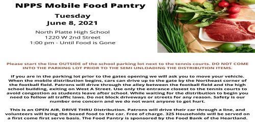 June 8, 2021 - Mobile Food Pantry