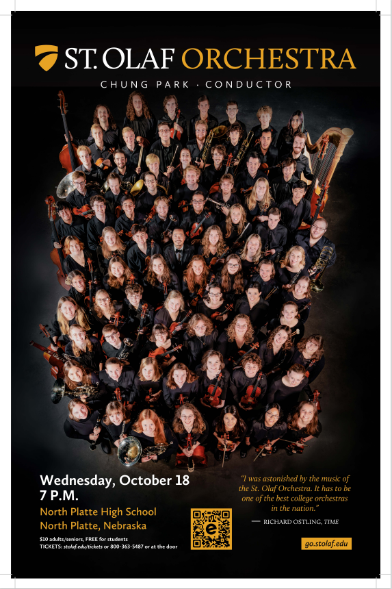St. Olaf Orchestra Performance at NPHS North Platte Public Schools