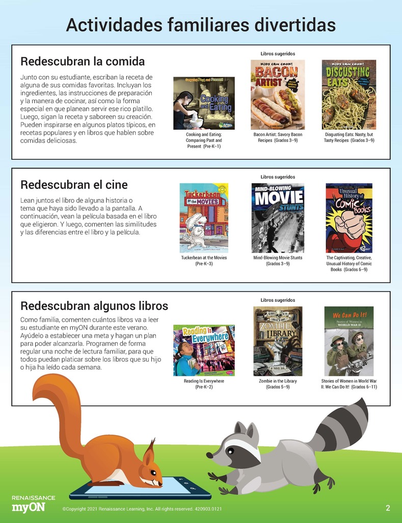 myON Activities