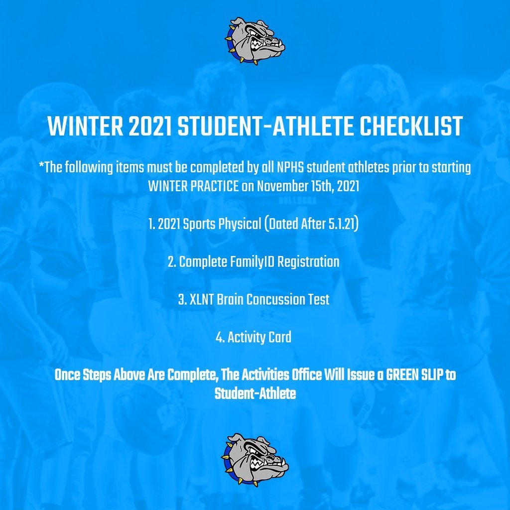 Winter Sport Checklist