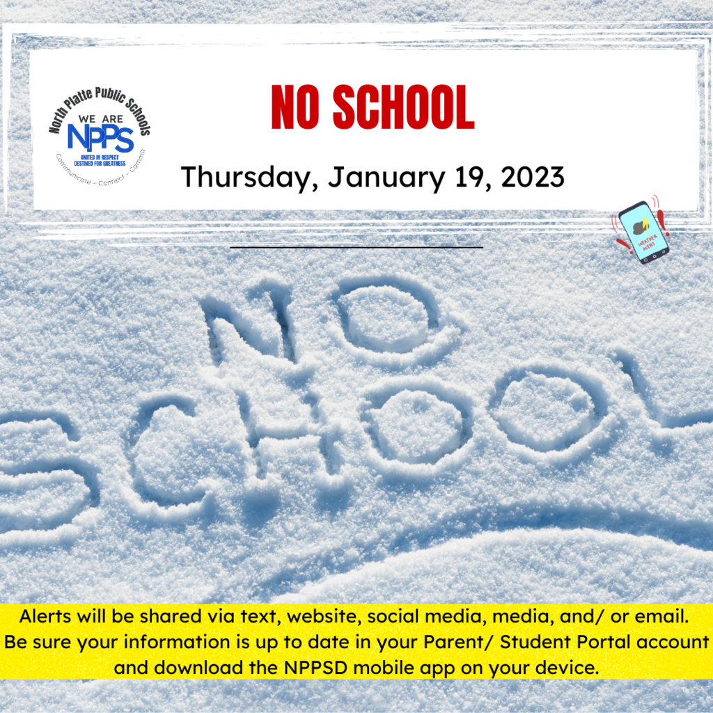 No School Snow Day 1.19.23
