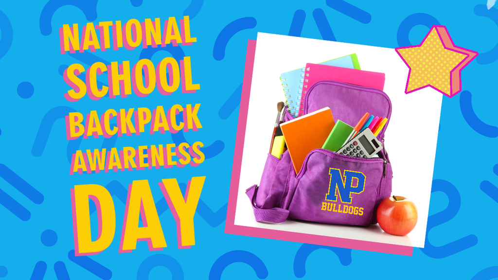 Backpack with NP Bulldogs logo